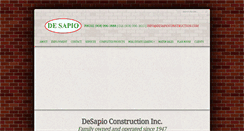 Desktop Screenshot of desapioconstruction.com